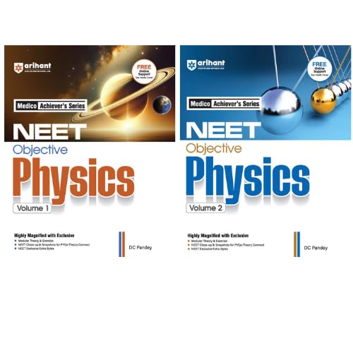Buy Arihant - NEET Objective Physics - Volume - 1 + Volume - 2 By DC ...