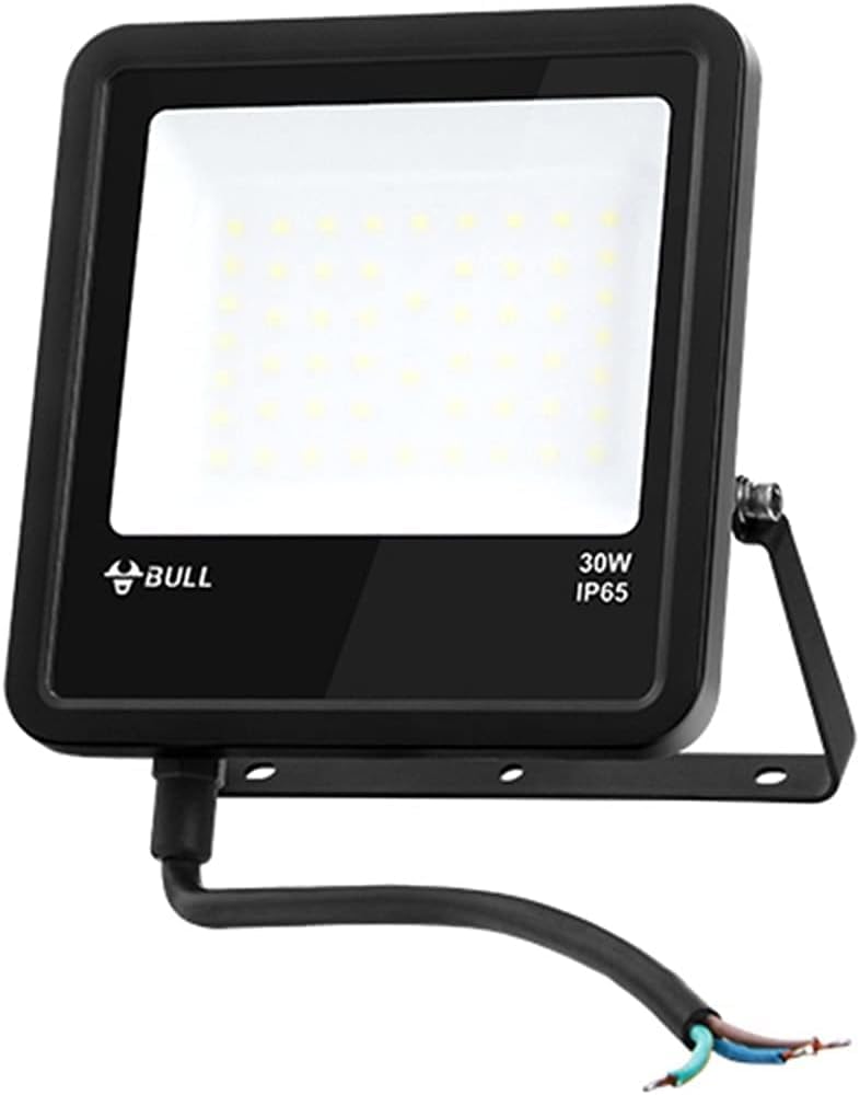 OPFdfhDFH Floodlights, 2550LM-17000LM, 6500K Daylight White, Outdoor Flood Light Wall for Yard, Parking Lot, Garden, Streets, S(30W)
