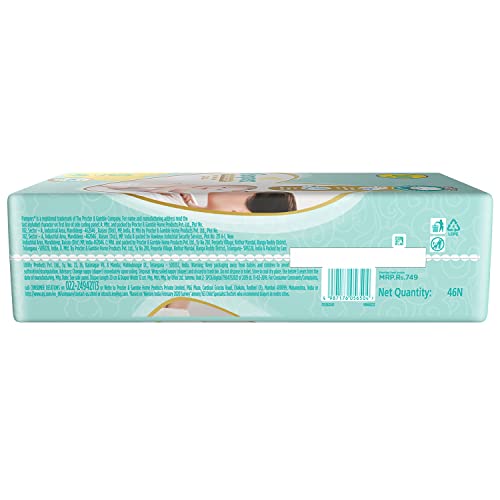 Image of Pampers Premium Care Pants, Small size baby diapers (S), 46 Count, Softest ever Pampers pants