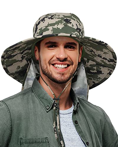 Tirrinia Neck Flap Fishing Safari Cap