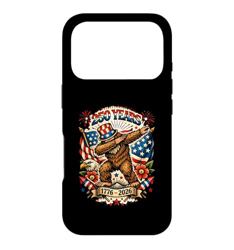 USA Anniversary 250 Dabbing Bigfoot 250th America 7��4�� �X�}�z�P�[�X iPhone 17 Pro �p