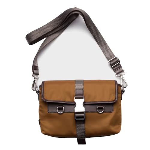 ショルダーバッグ レディース Re-Nylon xレザー スマートフォンケース 軽量 ポーチ お財布ショルダー 携帯 斜め掛け 2ZT071 2DW3 F0134 [並行輸入品]