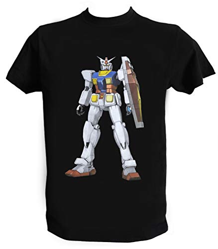 T Shirt Gundam Fan Art, Mobile Suit Gundam, Robot Mecha, Manga Anime, Anni 70, Uomo - L