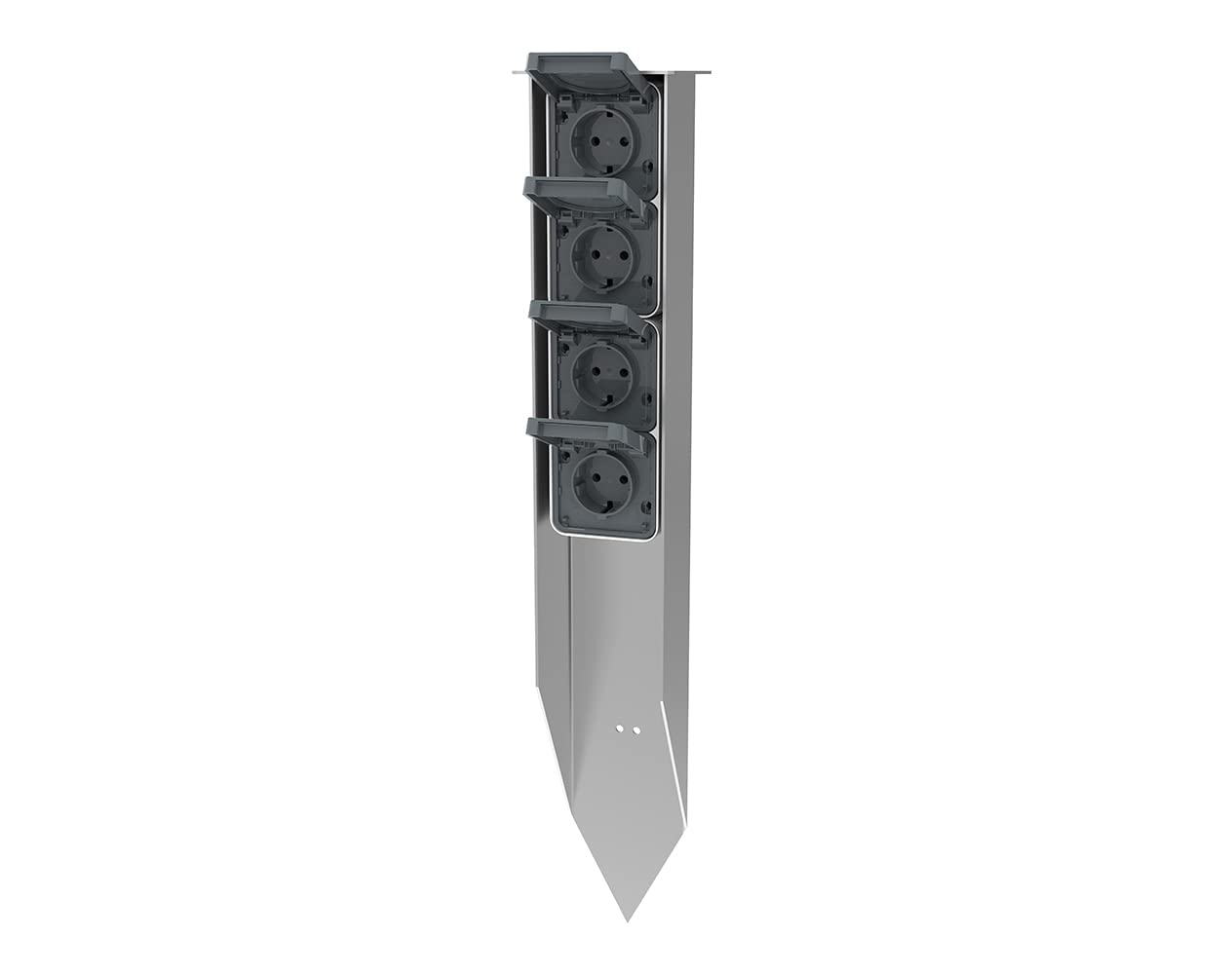 Jehoka Pincho B 6.4 Enchufe exterior acero inoxidable con 4 enchufes