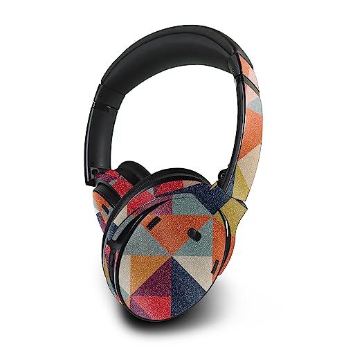 Image of MightySkins Glossy Glitter Skin Compatible with Bose QuietComfort 45 Headphones Bright and Happy | Protective, Durable High-Gloss Glitter Finish | Easy to Apply