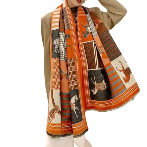 RESISTANCE Women Warm Pashmina Scarves | Winter Cashmere Fashion Scarf Blanket Women Shawls and Wraps for Evening Dresses