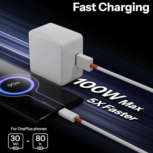 Image of AILKIN 100W Ultra Fast Charger Adapter Only- True 100W PD Charging, Unleash True Power for OnePlus 12 /12R /11 /11R /10 /10R, Nord CE 3 Lite 5G, Nord 2T 5G, Nord CE 2 Lite 5G, Nord 5G
