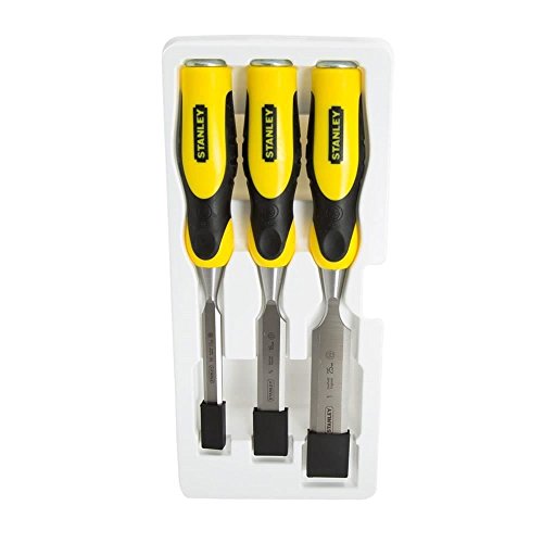 Formones STANLEY set de 3 piezas para restaurar muebles y madera 3