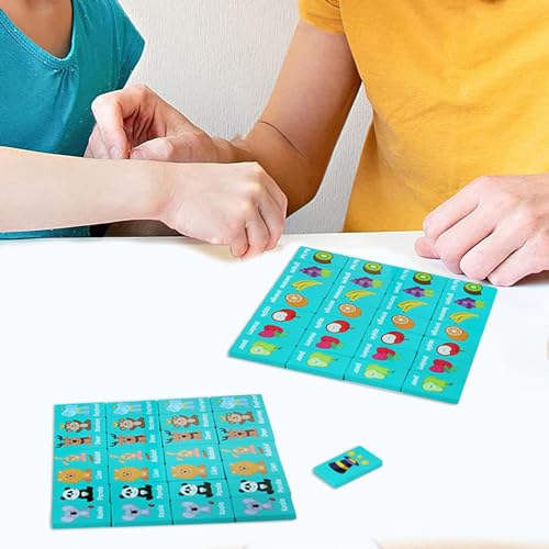 Juego de Dominós de Madera 36 piezas para Niños miniatura 4