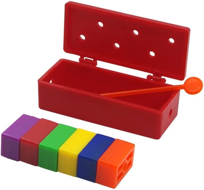 SUMAG Miraculous Brick Rainbow Color Magic Tricks Chosen Multicolored Brick Jump Out Prediction Magic Easy Props Close up Illusions Gimmick