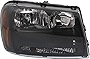 Evan-Fischer Headlight Assembly Compatible with 2006-2009 Chevrolet Trailblazer Halogen Composite LT Model Passenger Side