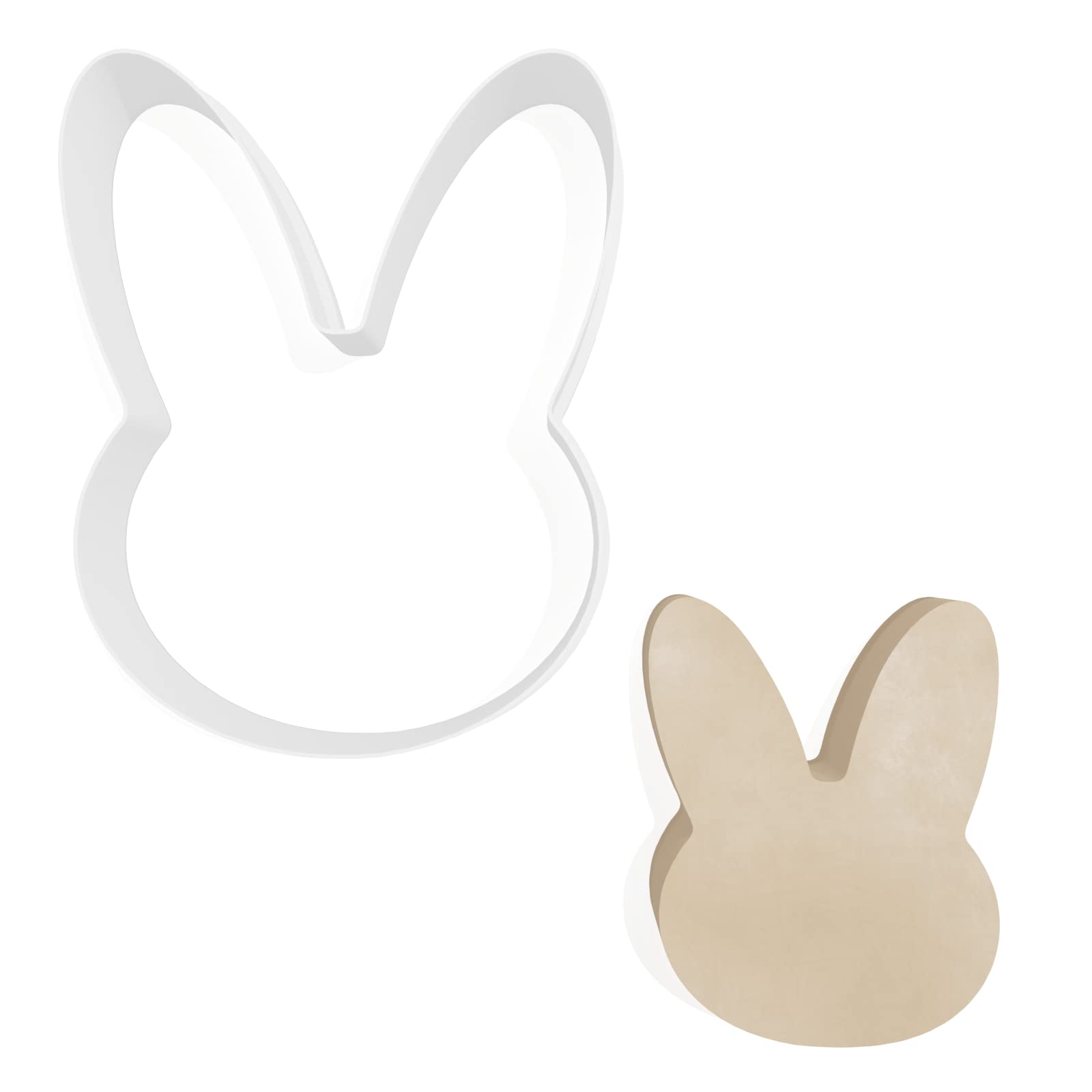 Easter Bunny Head Cookie Cutter - 3 Sizes