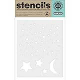Hero Arts SA019 Stencil, Stars Pattern, 5.25