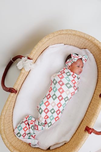 Image of Copper Pearl Swaddle Blankets for Newborns | Soft Stretchy Receiving Blankets for Boys and Girls | Large 46 x 46 Inch Baby Blankets | Lightweight and Breathable Swaddles | Fraser