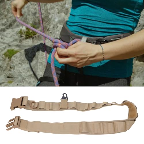 SUNGOOYUE Security Work Belt, Lightweight Nylon Duty Belt Belt with Adjustable Buckle for Outdoor Patrolling2