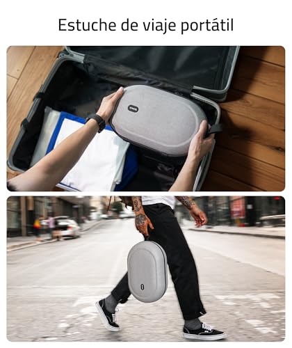 Miniatura 4 de Syntech Funda de Gran Transporte rígida Estuche Protectora Compatible con Meta Quest 3S/Oculus Quest 3/2/Pro/Pico4 Accesorios Auriculares VR con Correa Elite, mandos táctiles y Accesorios