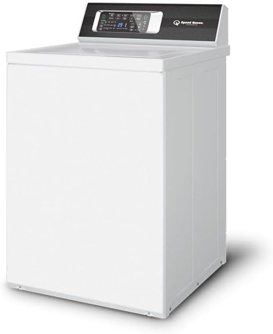 Speed Queen TR7003WN 26" Top Load Washer with 3.2 cu. ft. Capacity, 840 RPM Max Spin Speed, Digital Controls, Stainless Steel Tub, in White (8 Wash Cycles)