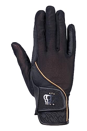Guantes de equitación HKM de alta resistencia y diseño anatómico