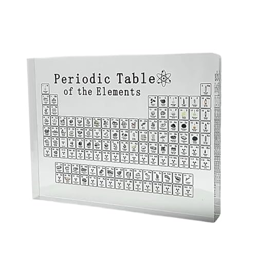 Wswqop Tabela Periódica, Exibição Do Período Químico, Ferramenta de Ensino de Ornamento de Mesa, Dec