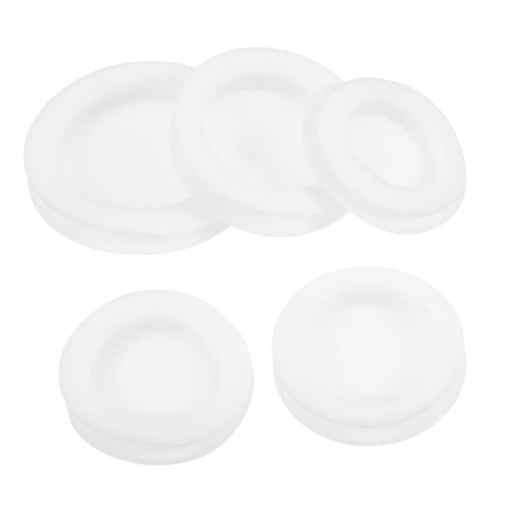 Gadpiparty Piggy Bank Stopper Replacement 5pcs Round PVC Stoppers Jar Insert Plugs Sealing Covers for Savings Boxes