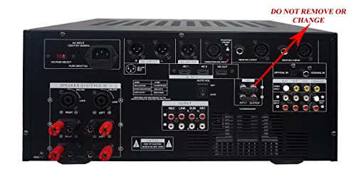 IDOLmain IP-5900 Professional 6000W Karaoke Mixing Amplifier/w Echo & Delay Control, Optical/HDMI Inputs New - Thumbnail 4