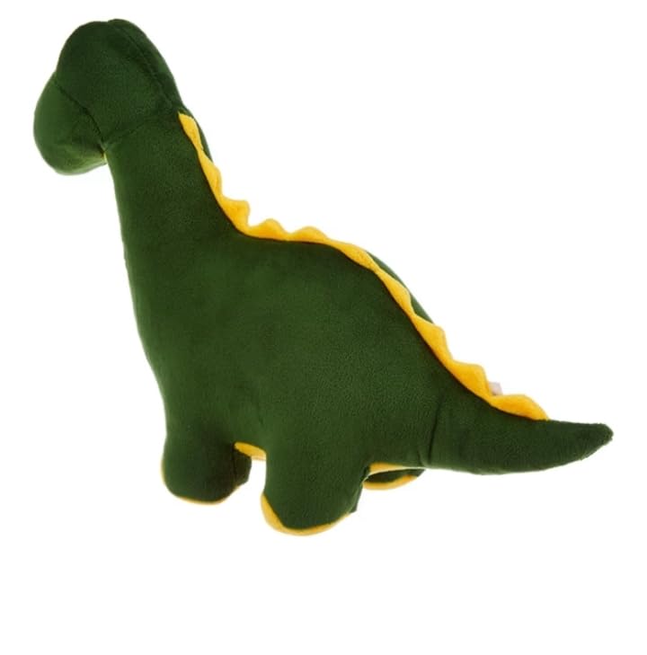 Image of Hiral's Plush Dinosaur Soft Toy, Green and Yellow, Soft Stuffed Suitable for Boys, Girls and Kids