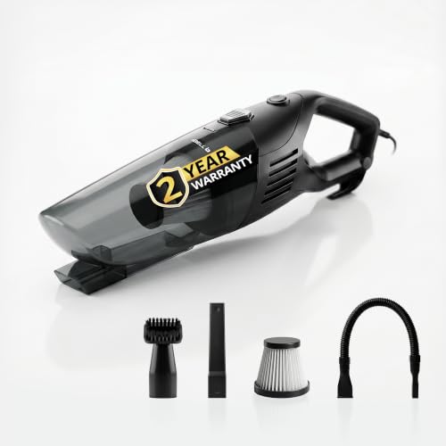 Image of BELL TURBOHAND600 Handheld Car Vacuum Cleaner | 600W High-Power Suction | Advanced HEPA Filtration | Portable Vacuum for Car & Home | Washable Dust Cup BLACK