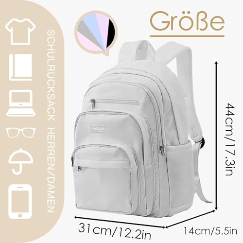 Sac à dos adolescent avec système antivol et compartiments