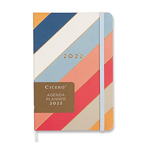 Agenda Planner 2022 Orla Semanal Anotações 14x21 Arpoador Diagonal, Cicero, Colorido
