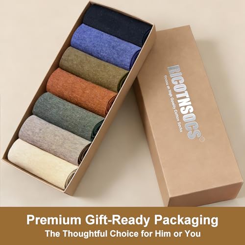 Image of Womens Ankle Socks Cotton No-Show Comfortable Low-Cut Liner Kraft Paper Gift Box