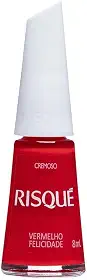 Esmalte Cremoso Risqué Queridinhos Vermelho Felicidade
