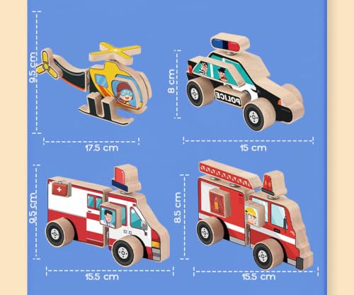 Juguetes de madera de construcción STEM que desarrollan la motricidad mediante el juego 6