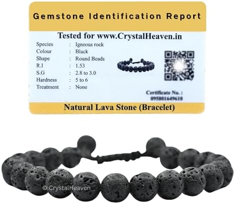 Certified Natural Healing Crystal Bracelet for Women Men