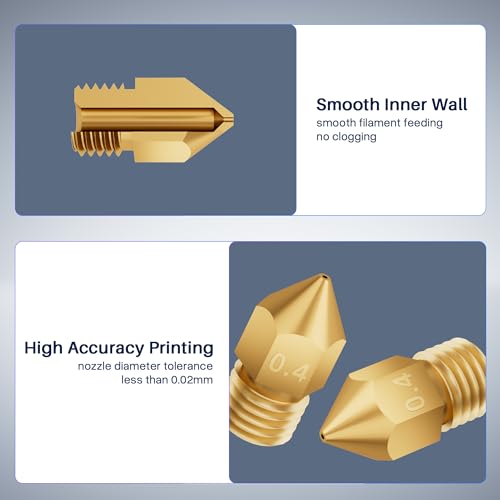Image of ELEGOO 26pcs 0.4mm MK8 Nozzles for Neptune 3 /3 Pro /3 Plus /3 Max