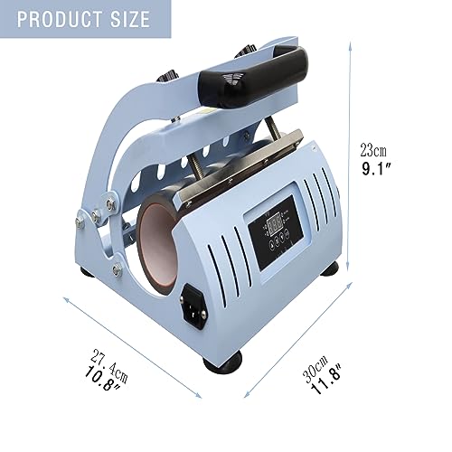 Máquina termofijadora portátil 2 en 1 para tazas 11-30oz 110V 500W miniatura 2