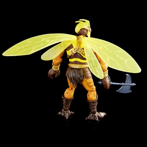 Masters Of The Universe Articulated Figurine Masterverse Bumblebee (18 cm), Sky Spy with Deployable Wings, Collectable, Children's Toy, Ages 6 and Above, HLB49