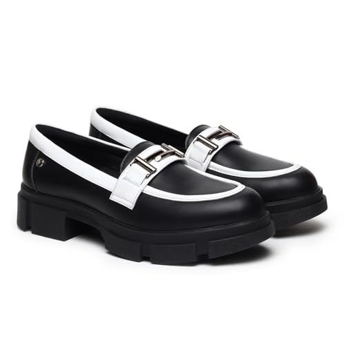 Image of YOHO Stella Loafers for Women | Comfortable & Stylish Chunky Sole Bellies | Fashion Moccasins with Footpharma Footbed | Slip-on for Casual & Formal Wear | 001