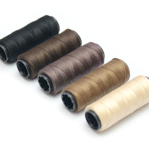 5 rollos de hilo de coser de poliéster para coser a mano miniatura 4