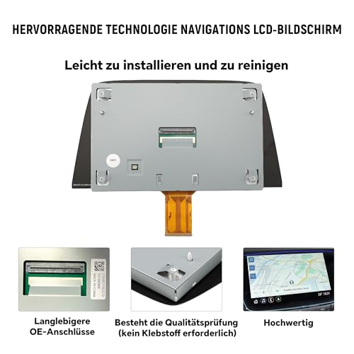YADINATAY LQ080Y5DZ10 LCD Display für Opel Astra k Intellilink Navi 900 Touchscreen Vauxhall 2015-2020 Monitor GPS Navigation Digitalisierer Auto LQ080Y5DZ06 LQ080Y5DZ09 LQ080Y5DZ11 Bildschirm