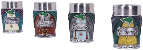 Nemesis Now Lord of The Rings Hobbit Shot - Juego de vasos