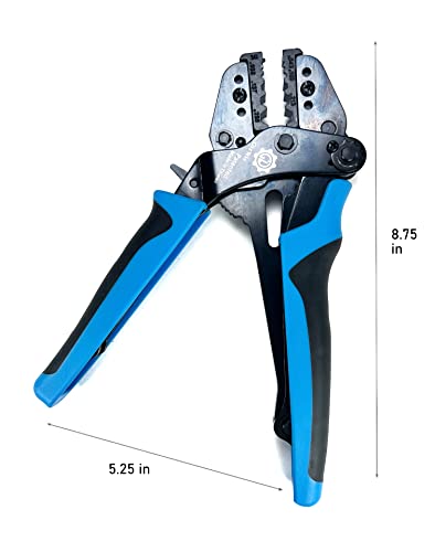 Gizwiz Parallel Action Ratchet Crimp Tool For Rf Coax Rg58 Rg59 Rg62 Rg174 #TOP5