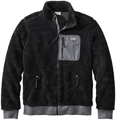 （23:00時点） [エルエルビーン] メンズ ビーンズ・シェルパ・フリース・ジャケット 米国フィット・レギュラー M Black/Alloy Gray マルチカラー １０００１３６５６５