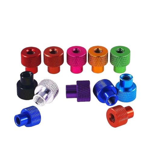 Ozxjw OZXJW Aluminium Rändelmuttern M2.5 2pcs