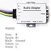 Car Stereo Audio Speak Signal Hi-Low Converter for Auto Amp Subwoofer Amplifier CD Player High to Low Adapter Audio Amp Converter