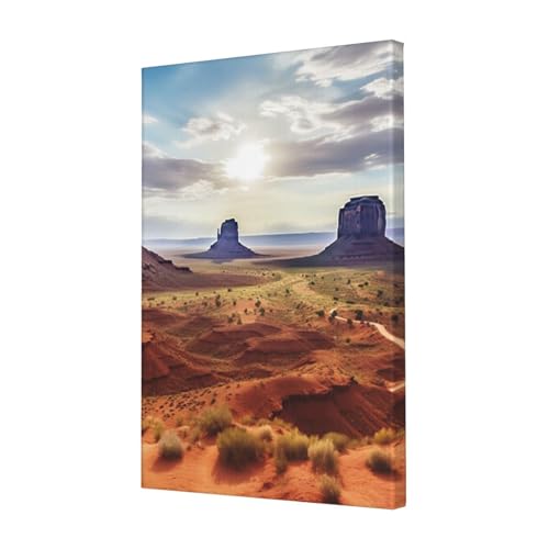 Toile Monument Valley pour salon | Cadre déco moderne pour bureau et chambre
