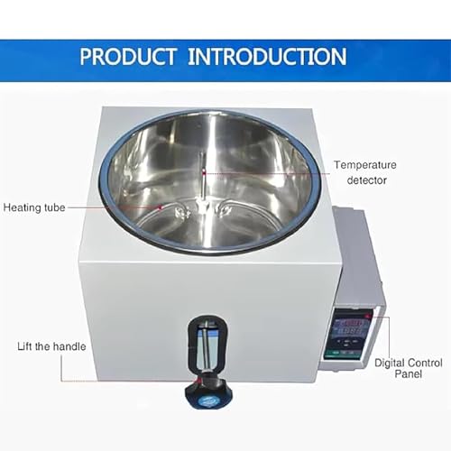 Bain d'eau de laboratoire constant 5 L pour expérimentation chimique stable - 6