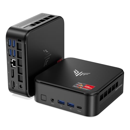 NiPoGi E3B Mini PC AMD Ryzen 5 7430U(up to 4.3GHz 6C/12T) Mini Computer 32GB DDR4(Dual Channel) 1TB M.2 SSD Mini PC Windows 11 Pro 4K Triple Display/WiFi 6/BT5.2/HDMI+DP+USB-C for Office/Bus