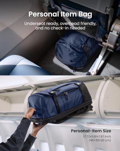 Image of tomtoc Travel Backpack 28L,TSA Personal Item Bag Flight Approved,PFAS Free