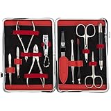 DREI SCHWERTER Germany Maniküreset ´Imola` Etui Nagelset Maniküre Set, 11-tlg. (3409)