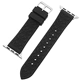 [コーチ] 時計用ベルト レディース アップルウォッチ 交換バンド 替えベルト38mm 40mm 対応 ブラック 腕時計 ウォッチ 14700052 Apple Watch Strap ラバー シグネチャー柄 [並行輸入品]